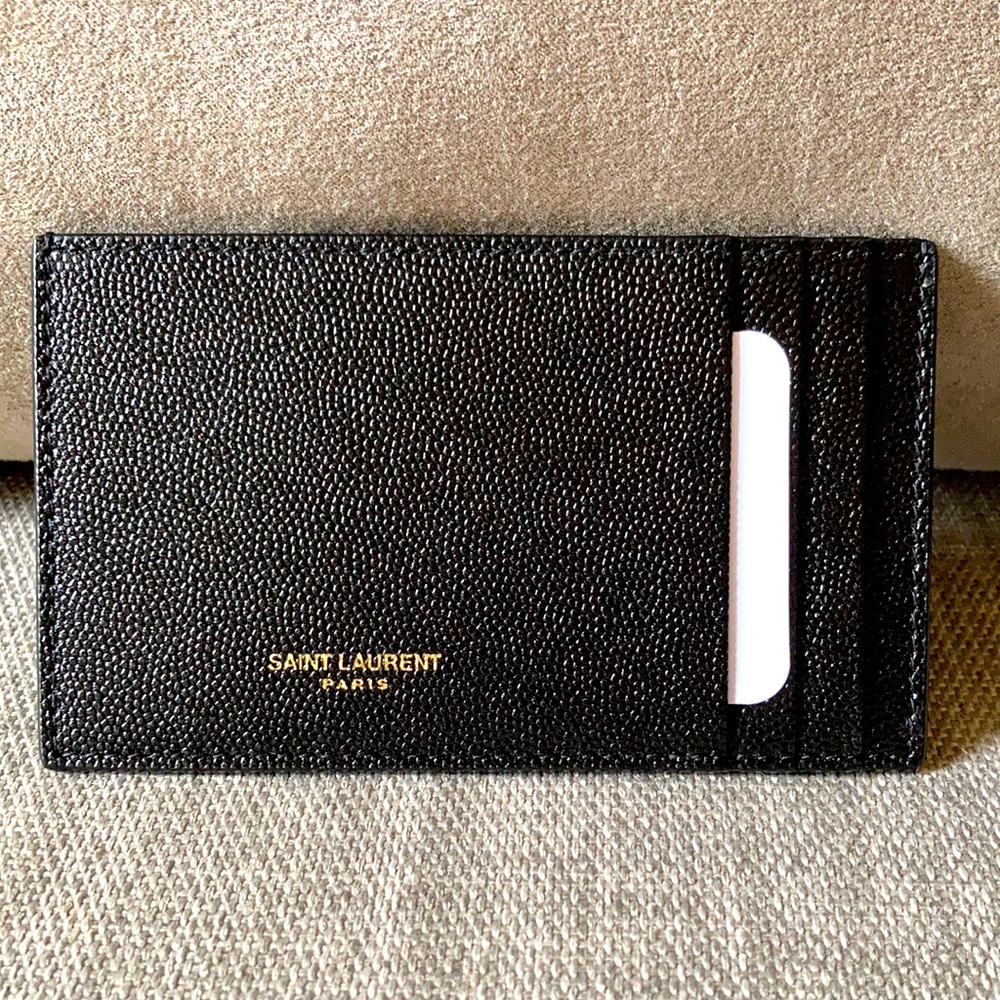 YSL Uptown card holder insert NEW